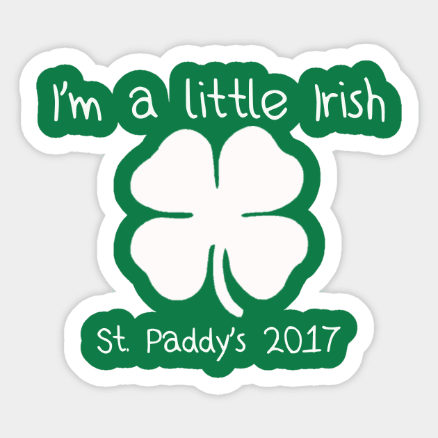 A little Irish Sticker by cheekymonkeysco